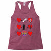 ls lesbian full heart Racerback Tank