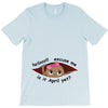 April Peeking Out Baby Girl T-Shirt