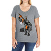 deathstroke marron Ladies Curvy T-Shirt