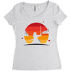 Samurai Sunset Women's Triblend Scoop T-shirt