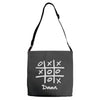 tic tac toe draw Adjustable Strap Totes