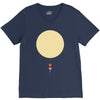 minimal solar system V-Neck Tee