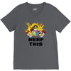 gamer gremlin stole pog V-Neck Tee