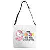 My Unicorn Ate My Homework Adjustable Strap Totes