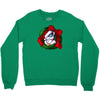 christmas wreath bluebie bust by bluekazenate Crewneck Sweatshirt
