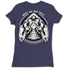 why do we fall, so we can learn to pickup ourselves up black Ladies Fitted T-Shirt