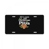 all i want for christmas is pizza License Plate