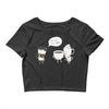 coffee that's always late Crop Top