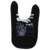 millennium falcon blueprint Baby Bibs