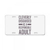 cleverly disguised License Plate