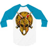 skull spartan 3/4 Sleeve Shirt