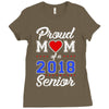 proud mom of a 2018 senior Ladies Fitted T-Shirt
