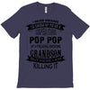 Super Cool Pop Pop Of A Freaking Awesome Grandson T-Shirt