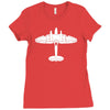 heinkel he111 bomber germany deutschland Ladies Fitted T-Shirt