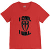 i can i will V-Neck Tee