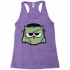 monster owls   frankenstein Racerback Tank