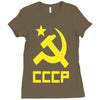 cccp ussr russia che revolution new Ladies Fitted T-Shirt