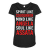 spirit, mind, soul pt Maternity Scoop Neck T-shirt