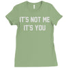it's not me it's you Ladies Fitted T-Shirt