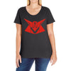 decepticon zoltar (mono) Ladies Curvy T-Shirt