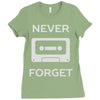 retro and vintage cassette humor Ladies Fitted T-Shirt