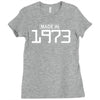 made in 1973 birthday celebration funny party Ladies Fitted T-Shirt