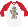 mario text 3/4 Sleeve Shirt