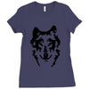 wolf Ladies Fitted T-Shirt