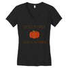 due in october Women's V-Neck T-Shirt