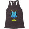 demon squid god Racerback Tank