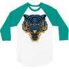 tiger fire 3/4 Sleeve Shirt