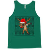 christmas reindeer dabbing Tank Top