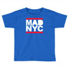 mad nyc new york city run fashion baseball jersey Toddler T-shirt