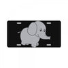 elephant cute License Plate