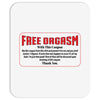 Free Orgasm Coupon Mousepad