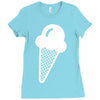 ice cream cone funny Ladies Fitted T-Shirt
