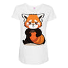 red fox 3 Maternity Scoop Neck T-shirt