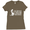 robot dinosaur Ladies Fitted T-Shirt
