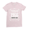 vintage made in 1966 perfectly aged a living legend Ladies Fitted T-Shirt