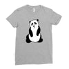 crying panda Ladies Fitted T-Shirt