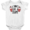 i don't give a crappe Baby Bodysuit