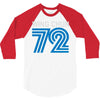 wing chun 72 retro 3/4 Sleeve Shirt