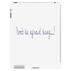 don't be afraid iPad 3 and 4 Case
