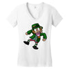 there once was a man from nantucket! Women's V-Neck T-Shirt