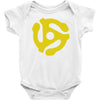 45 stereo adapter Baby Onesie