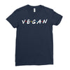vegan friends tv show parody Ladies Fitted T-Shirt