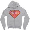 Diamond Zipper Hoodie
