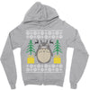 totoro ugly christmas Zipper Hoodie