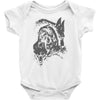 wolf princess warrior Baby Onesie