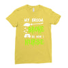 my broom broke! so now i nurse Ladies Fitted T-Shirt